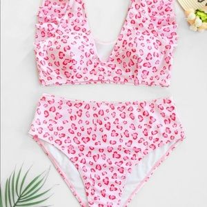 Pink Leopard Swimsuit